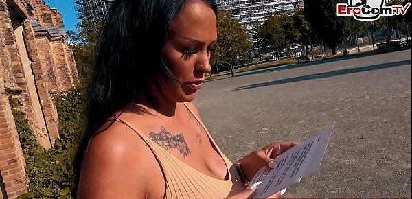  EroCom Date - Deutsche Latina Milf wird abgeschleppt bei outdoor Sex Casting Blinddate und dann gefickt